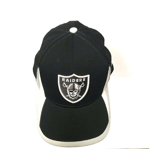 New Era 39Thirty NFL Raiders flex fit baseball cap L/XL - Picture 1 of 7